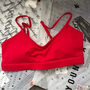 YoungLA For Her Open Back Sports Bra, Size Medium NWT